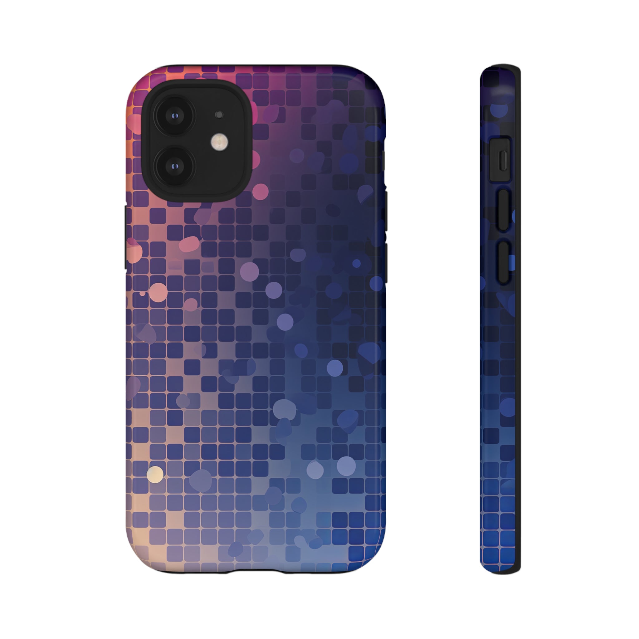 Azure Square: Blue Gradient - Protective Phone Case