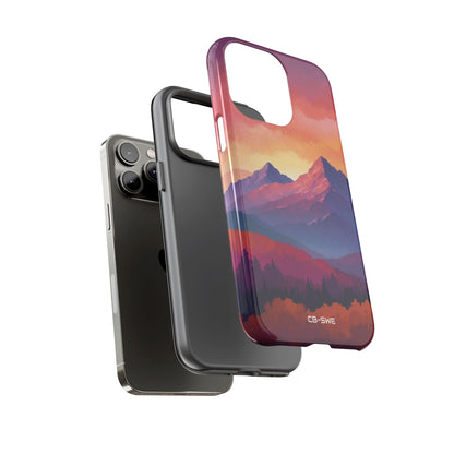 Mountain Peaks Rise - iPhone Case
