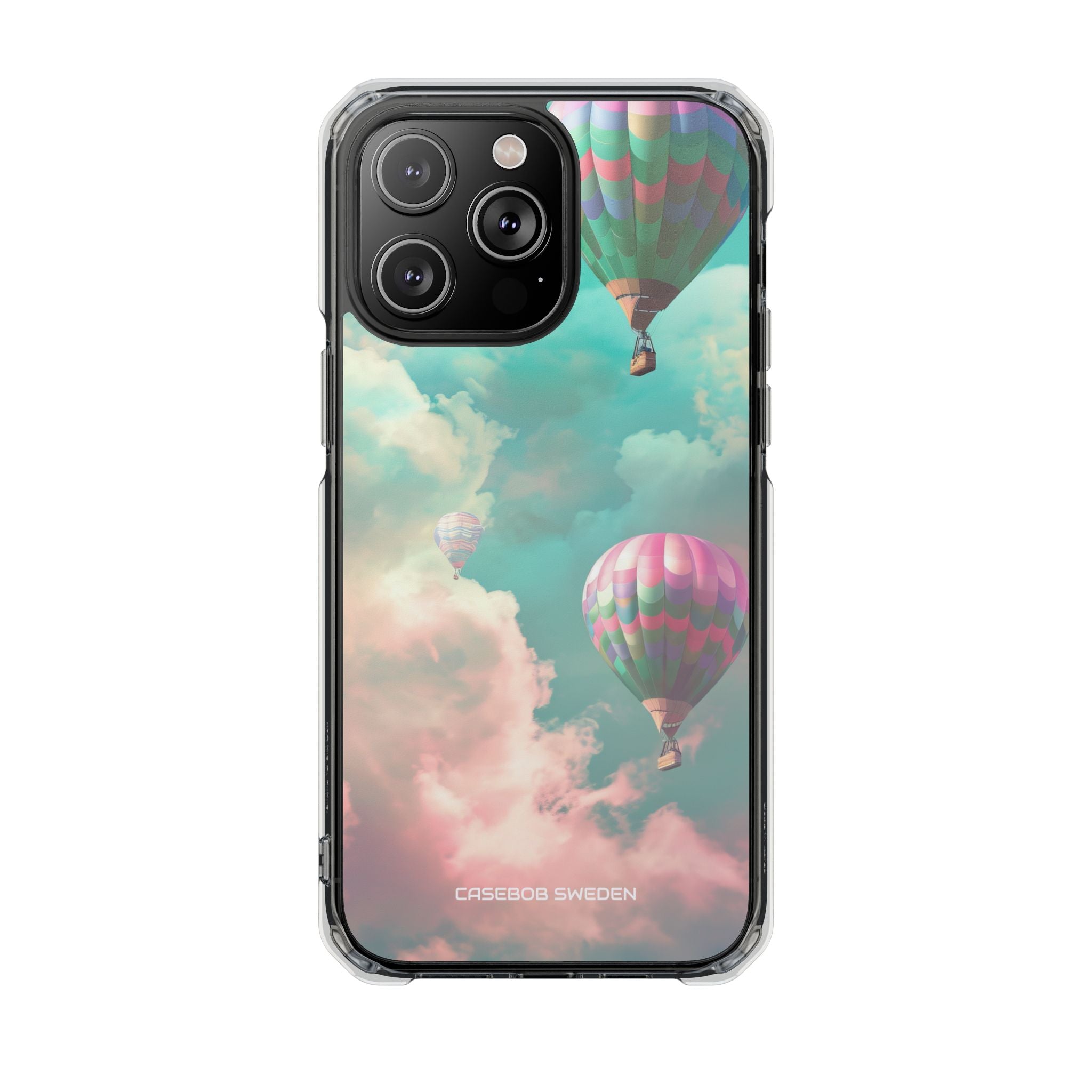 Pastel Balloon Adventure - Clear Impact iPhone 14 Phone Case