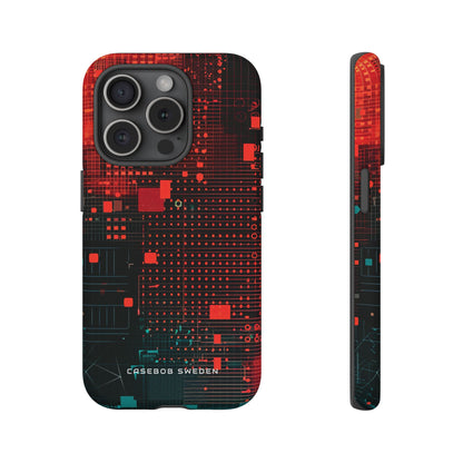 Gradient CyberFlux iPhone 15 - Tough Phone Case