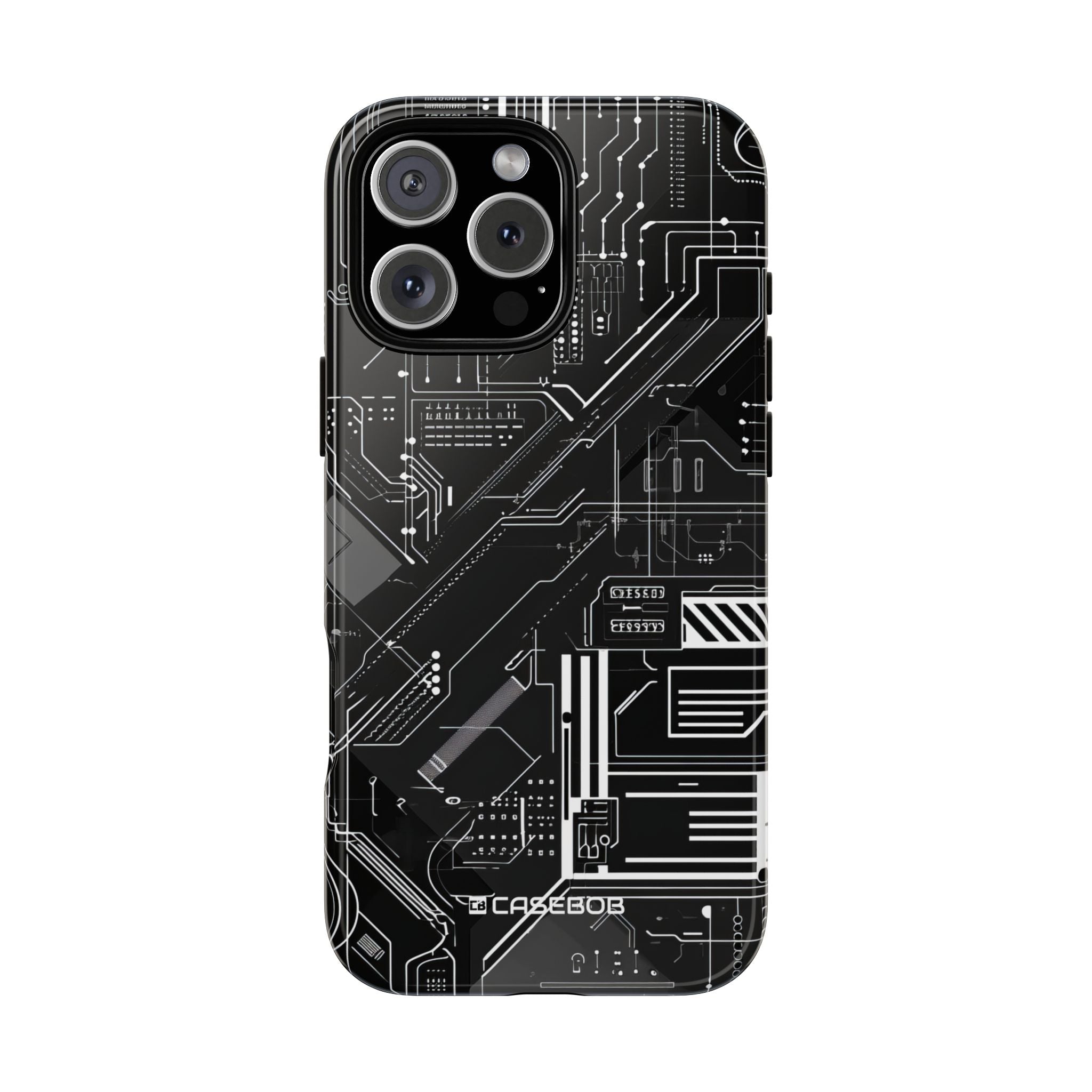 Circuitry Elegance: Futuristic Precision - for iPhone 16