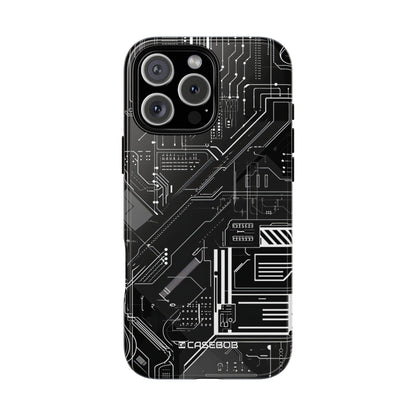 Circuitry Elegance: Futuristic Precision - for iPhone 16