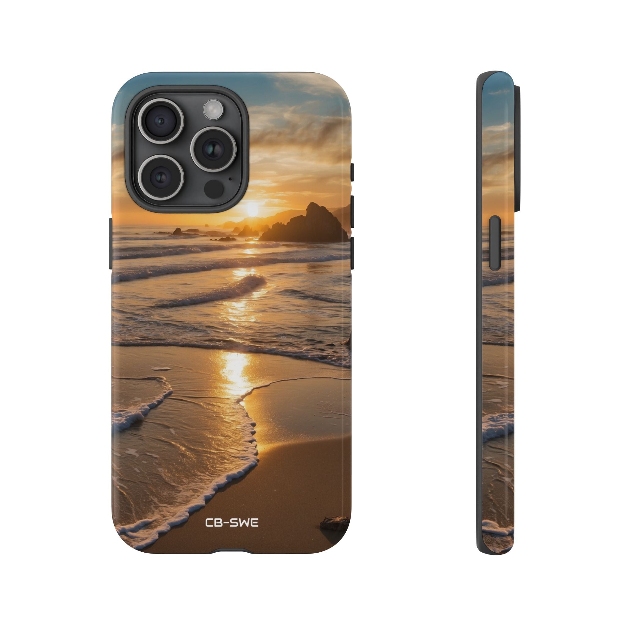 Waves Embrace Shore - iPhone Case