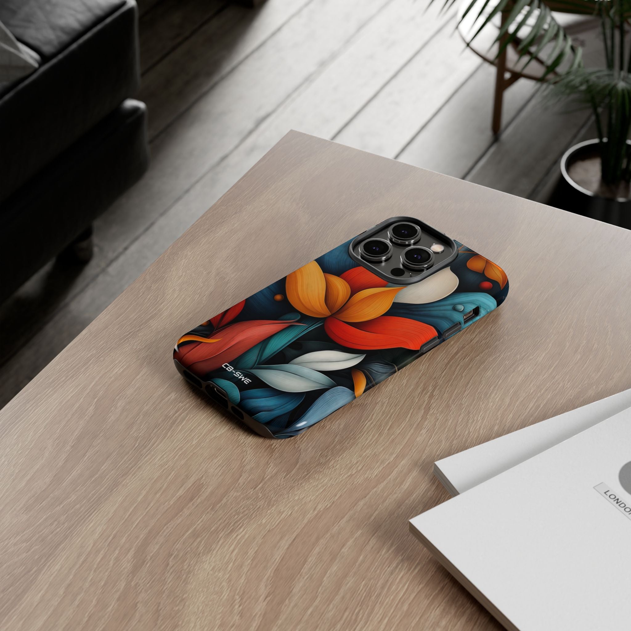 Vibrant Floral Harmony - iPhone Case
