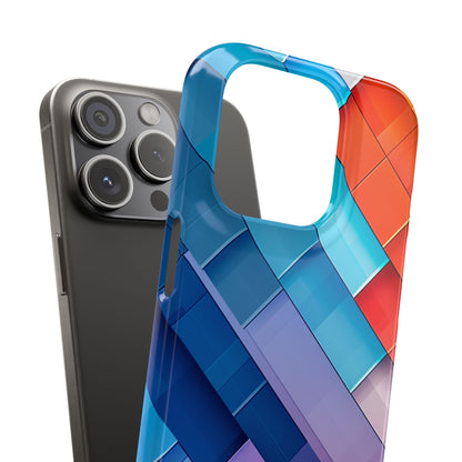 Vibrant GeoFlow iPhone 15 - Slim Phone Case