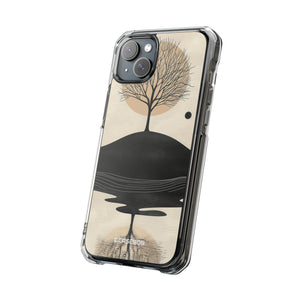 Serene Reflections - Phone Case for iPhone (Clear Impact - Magnetic)