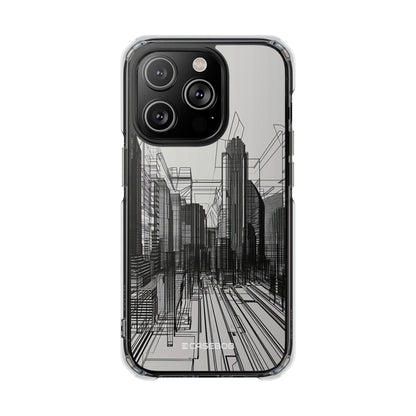 Urban Wireframe - Phone Case for iPhone