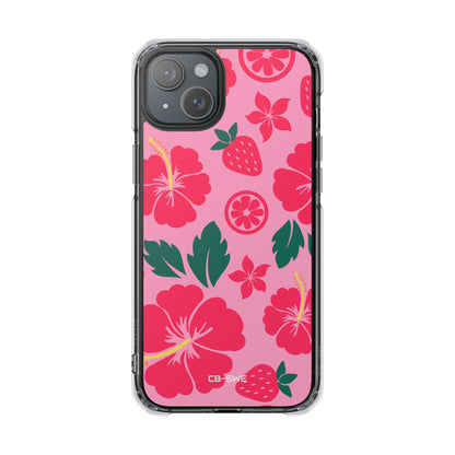 Tropical Hibiscus Harmony iPhone Case - Impact