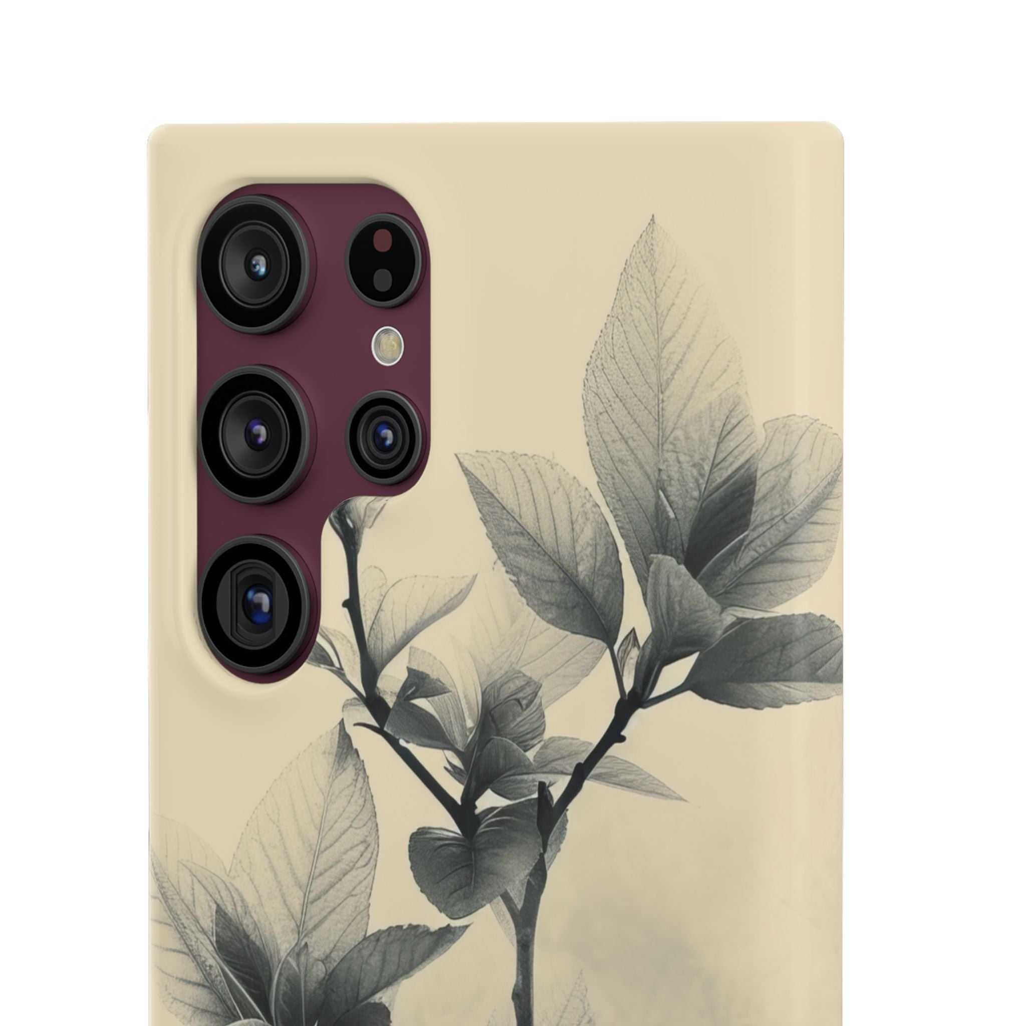 Beige Branch Art - Slim Samsung S22 Phone Case