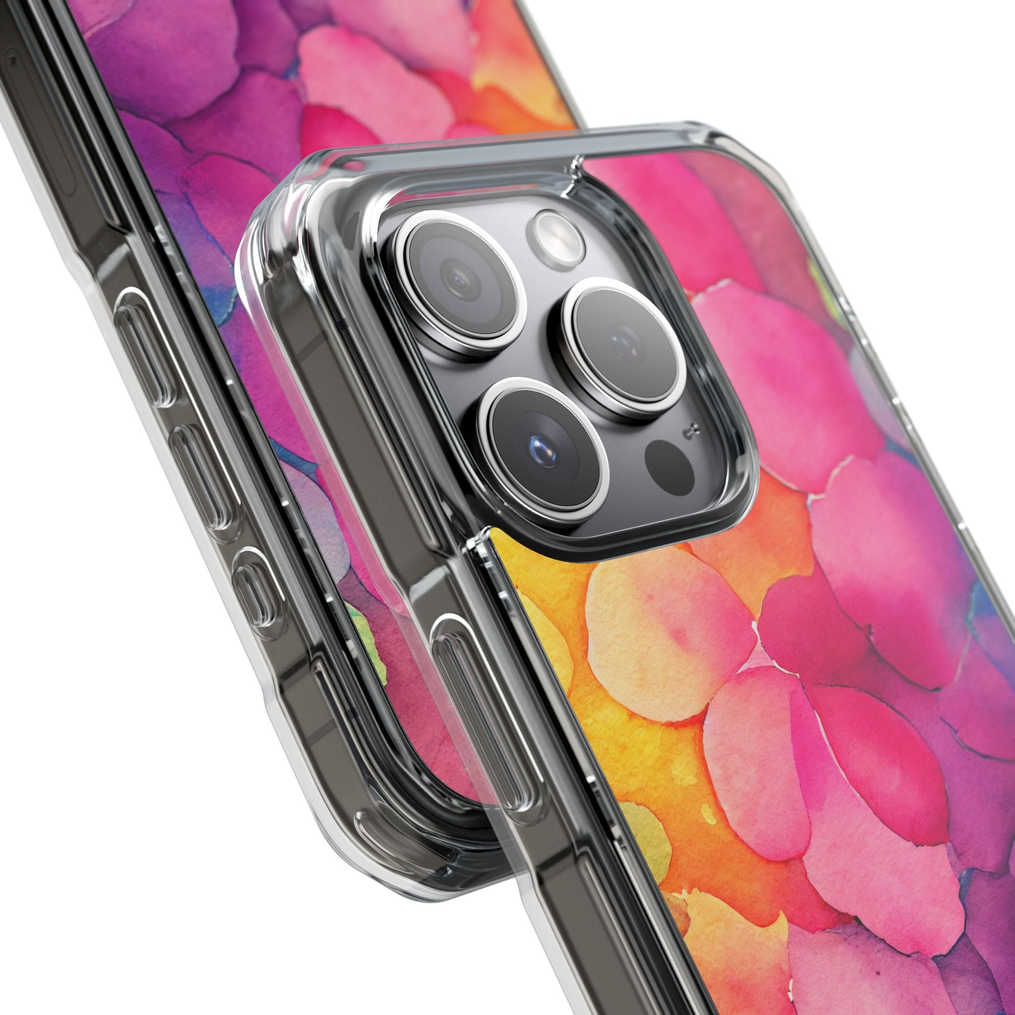 Vibrant Petal Fusion iPhone Case - Impact