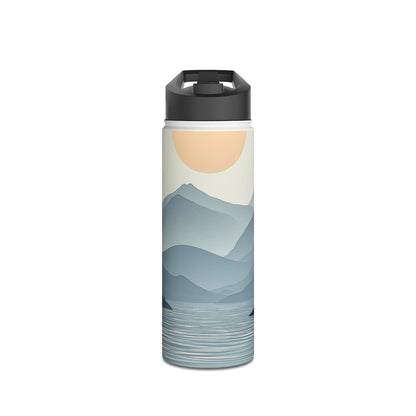 Pale Sun Horizon - Stainless Steel Water Bottle