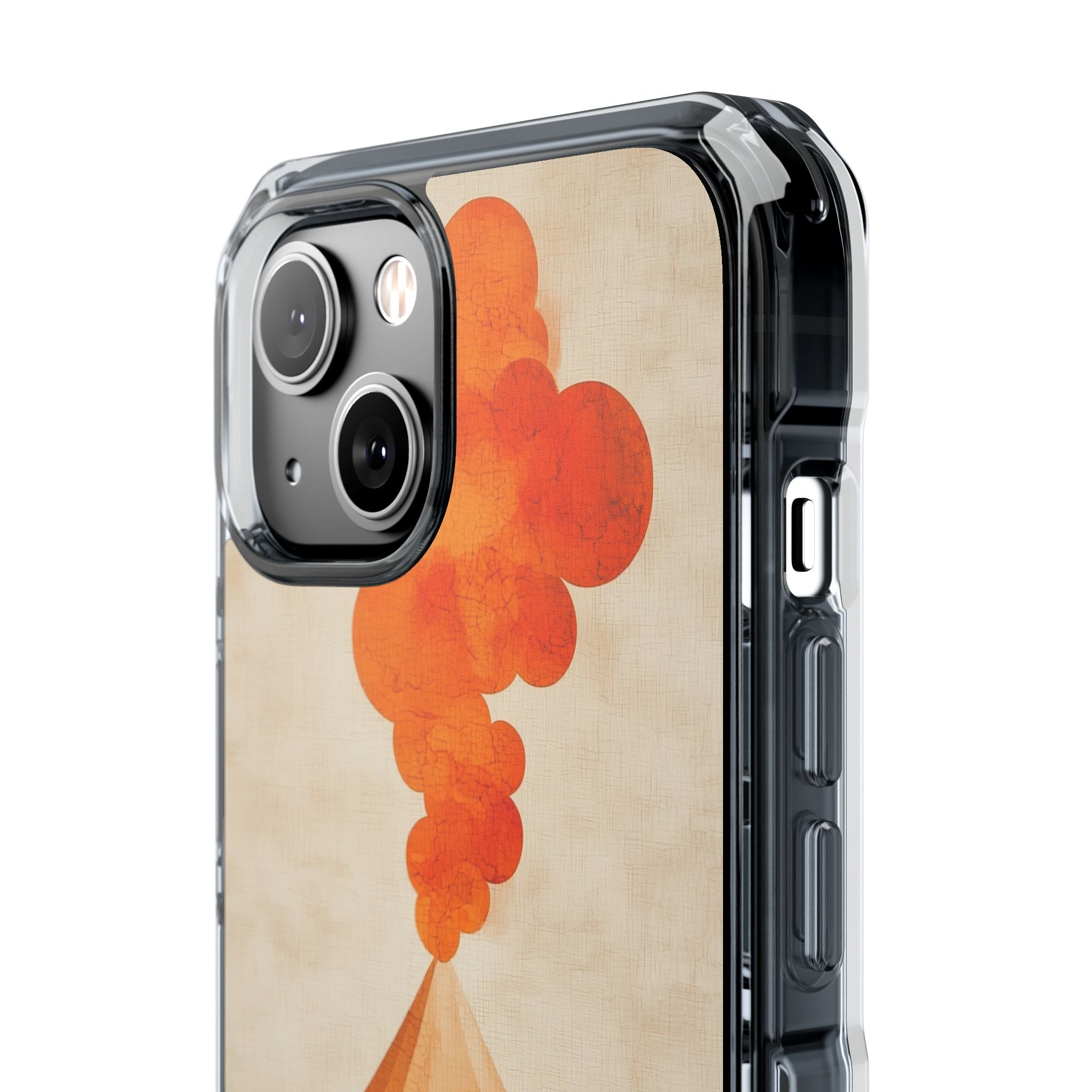 Erupting Heat Waves iPhone Case - Impact