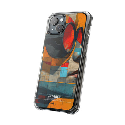 Futuristic Cubist Visions iPhone 15 - Impact Clear+