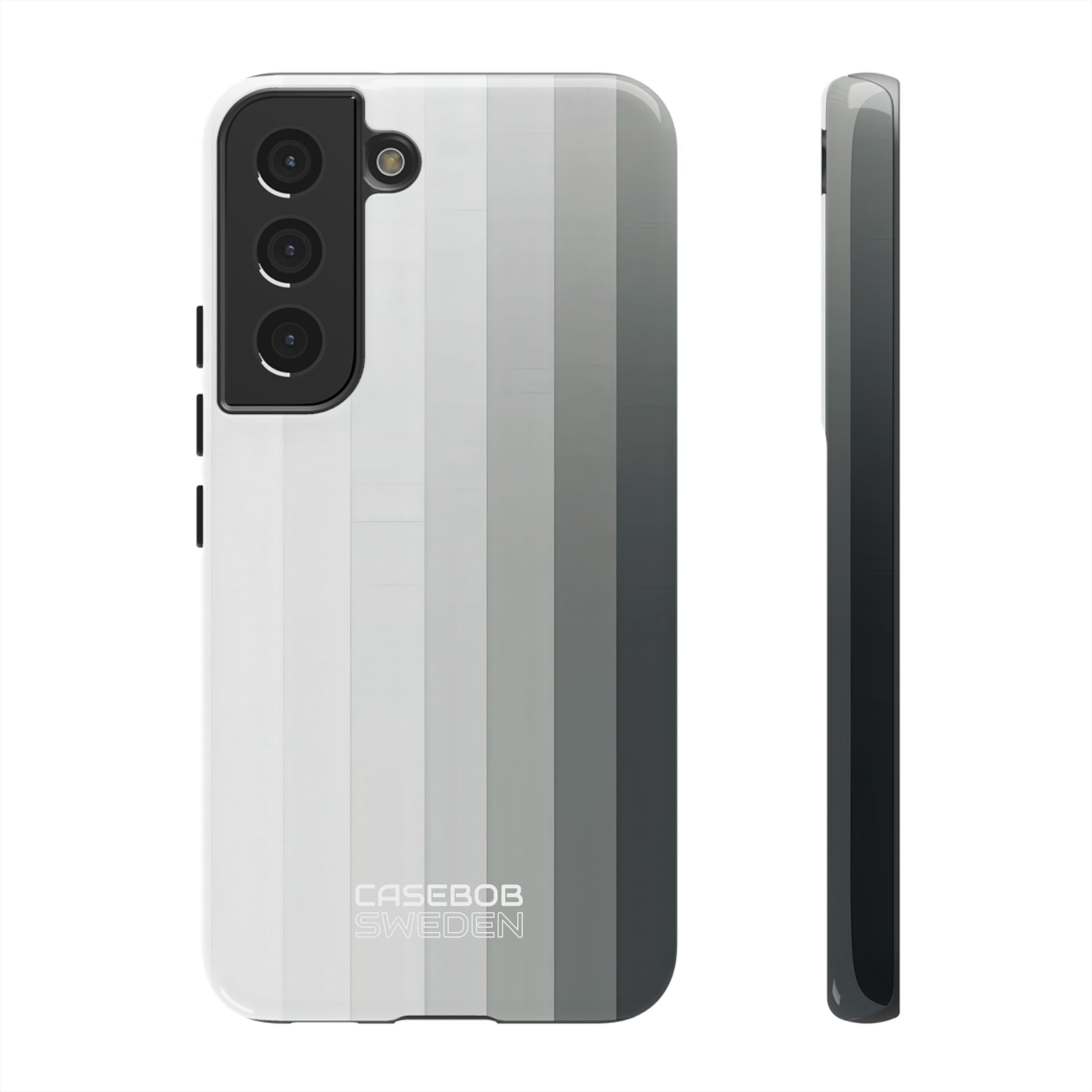 Silver Gradient Stripes  Samsung S22 - Tough