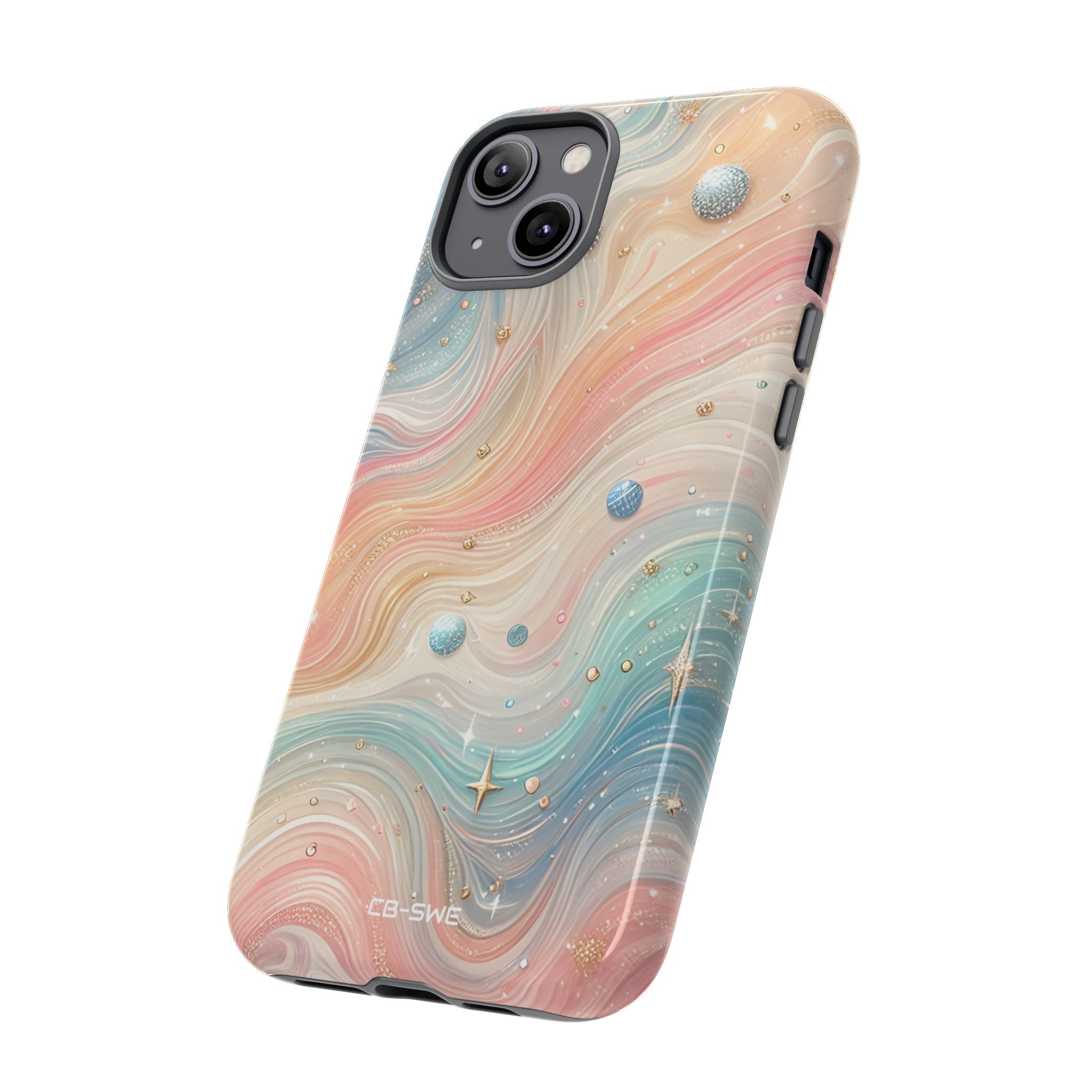 Celestial Waves Dance - iPhone Case