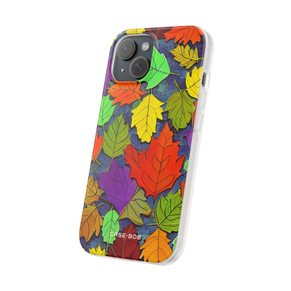Vivid Leafburst iPhone 15 Case - Soft