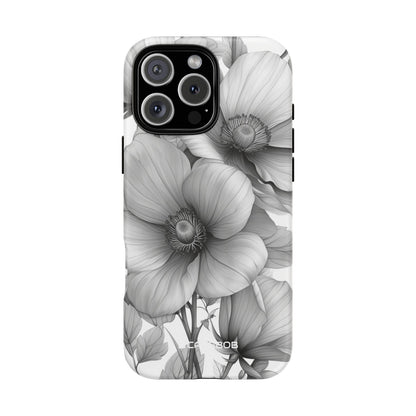 Botanical Elegance in Grayscale - for iPhone 16