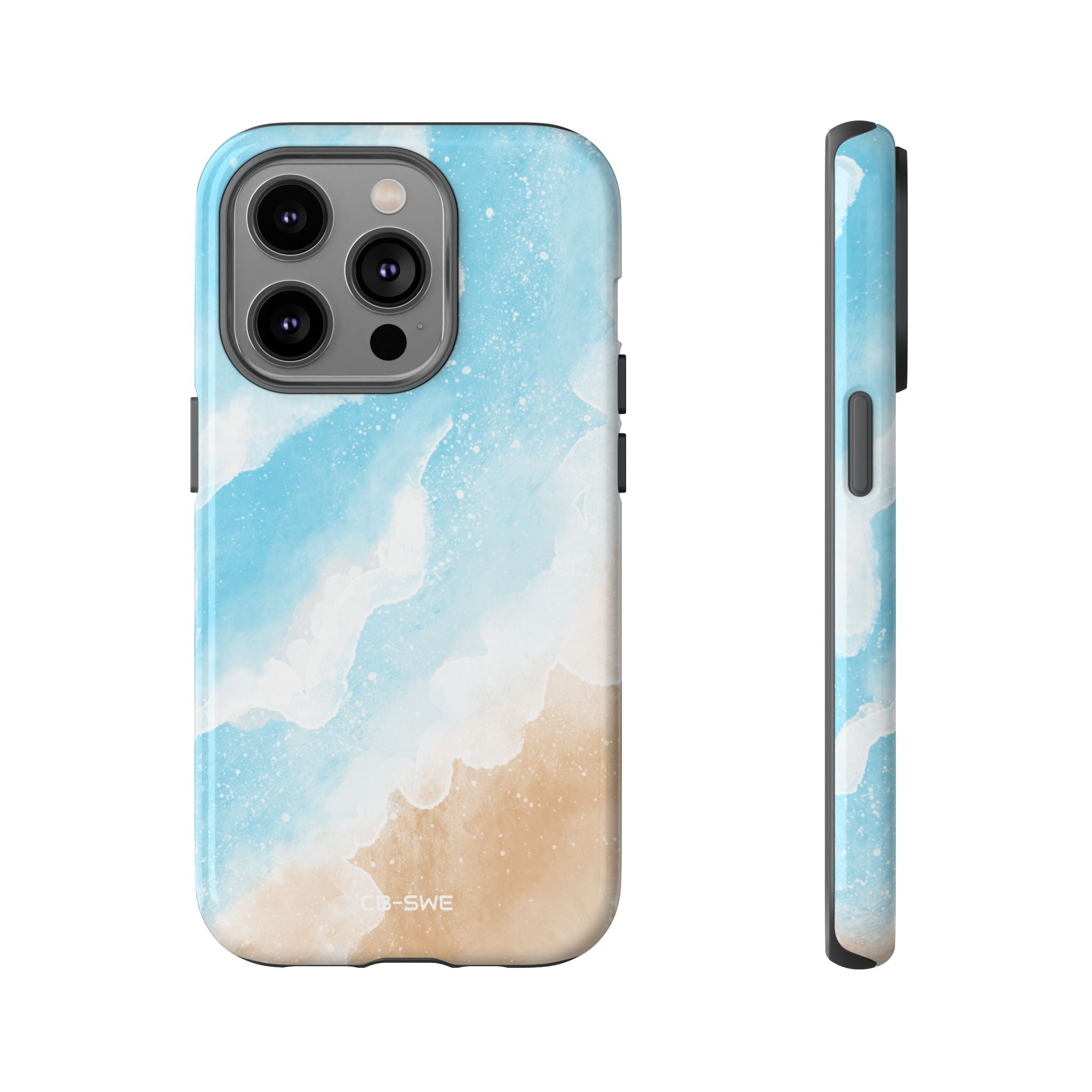 Serene Coastal Whispers - iPhone Case