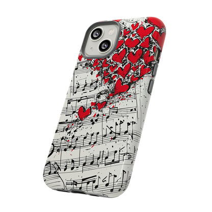 Lyric Harmony Serenade - Protective Phone Case