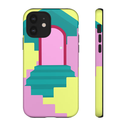 Vector Illustration of Stairs - Protective Phone Case