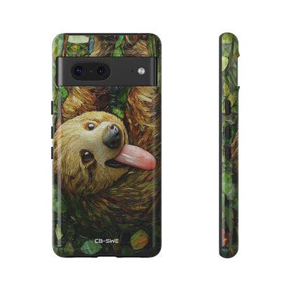Sloth Hangs Playfully - Google Pixel Case