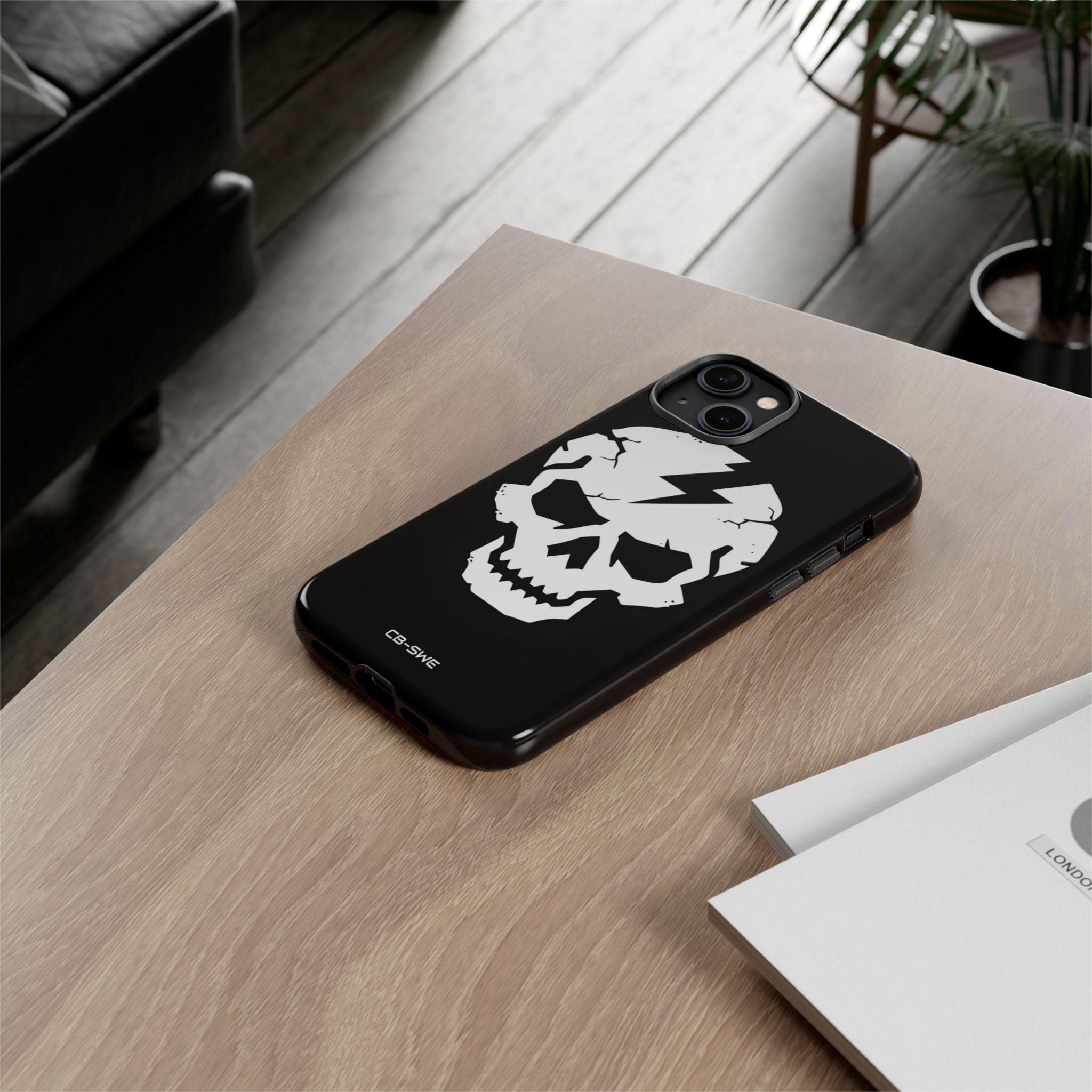 Cracked Skull Drama - iPhone Case