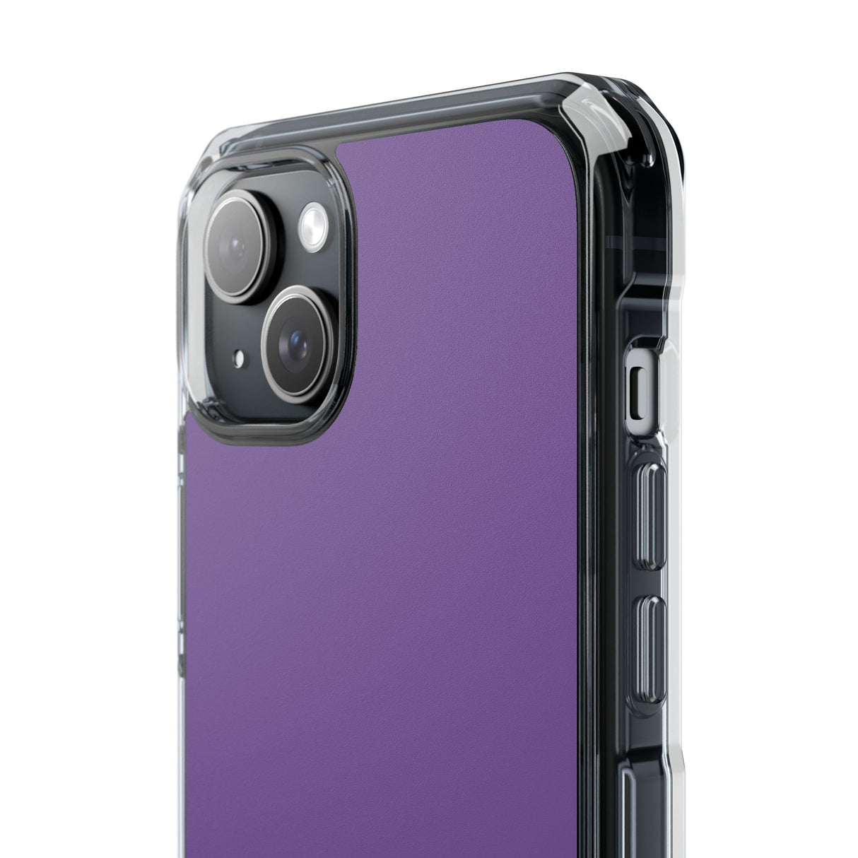 Dark Lavender | Handyhülle für iPhone (Clear Impact Case - Magnetisch)