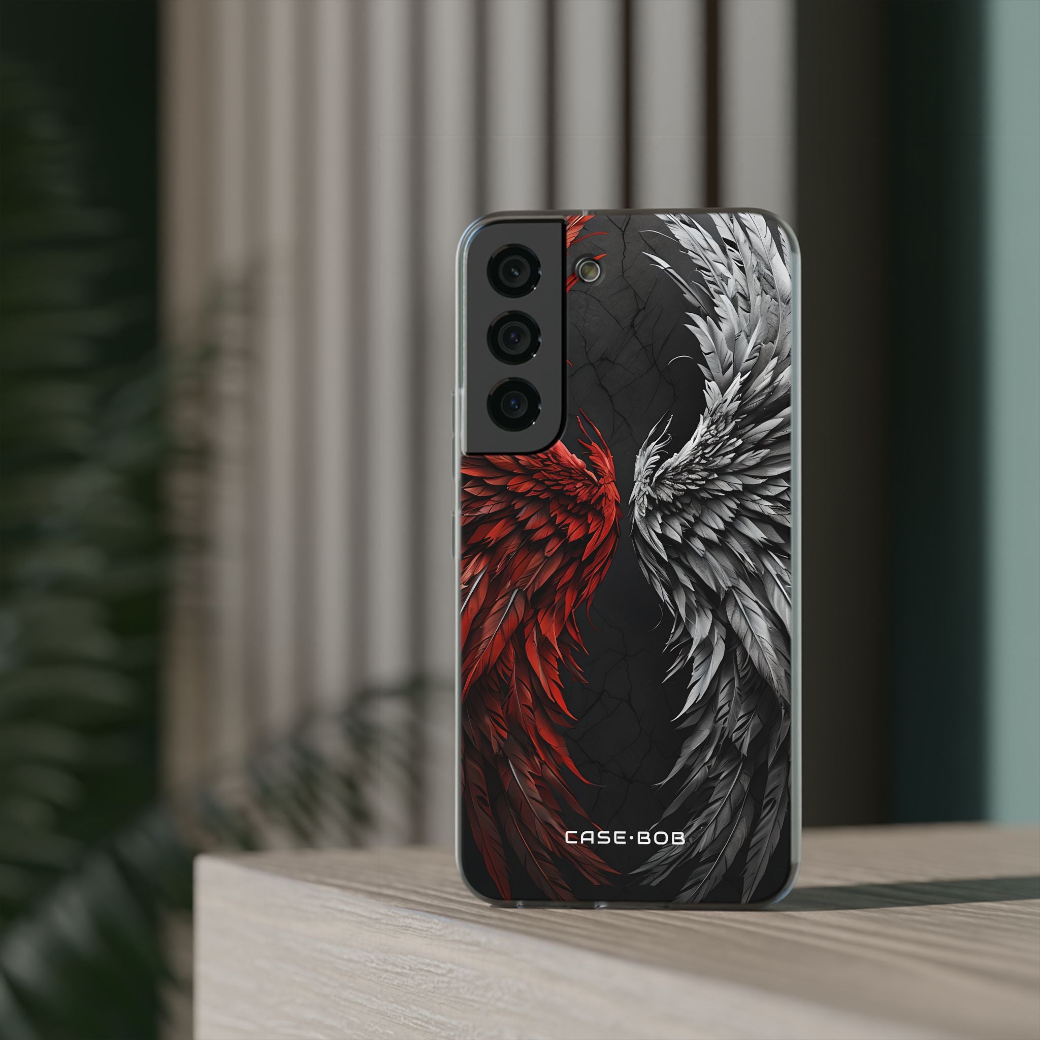 Crimson White Wings Samsung S22 - Soft