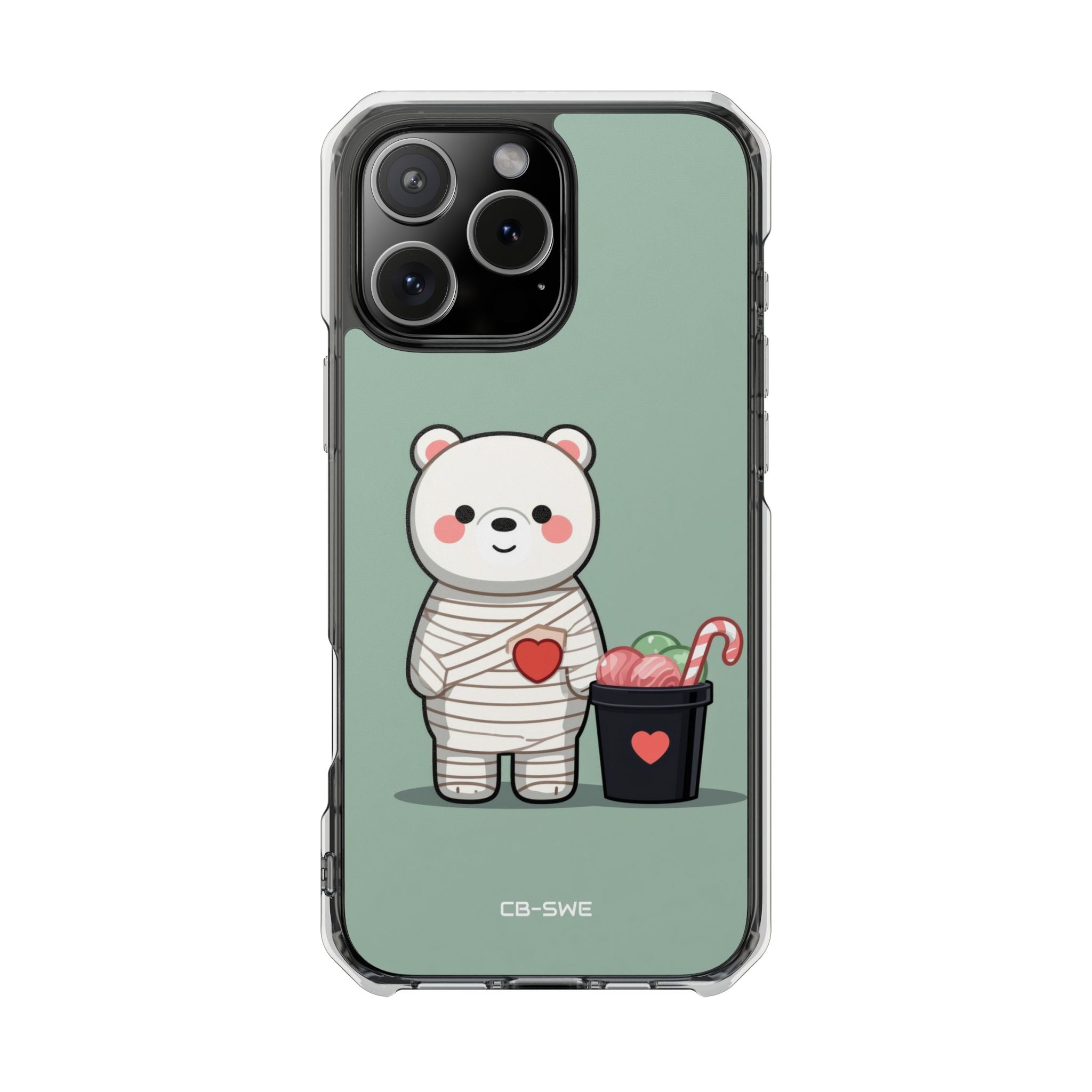 Mummy Bear Smiles Bright iPhone Case - Impact