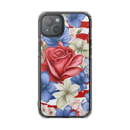 Roses Embrace Stripes iPhone Case - Impact