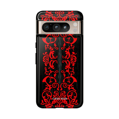 Crimson Spiral Google Pixel 8 Pro Case - Tough