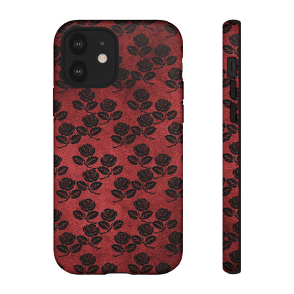 Rosemony Gothic Flower - Protective Phone Case