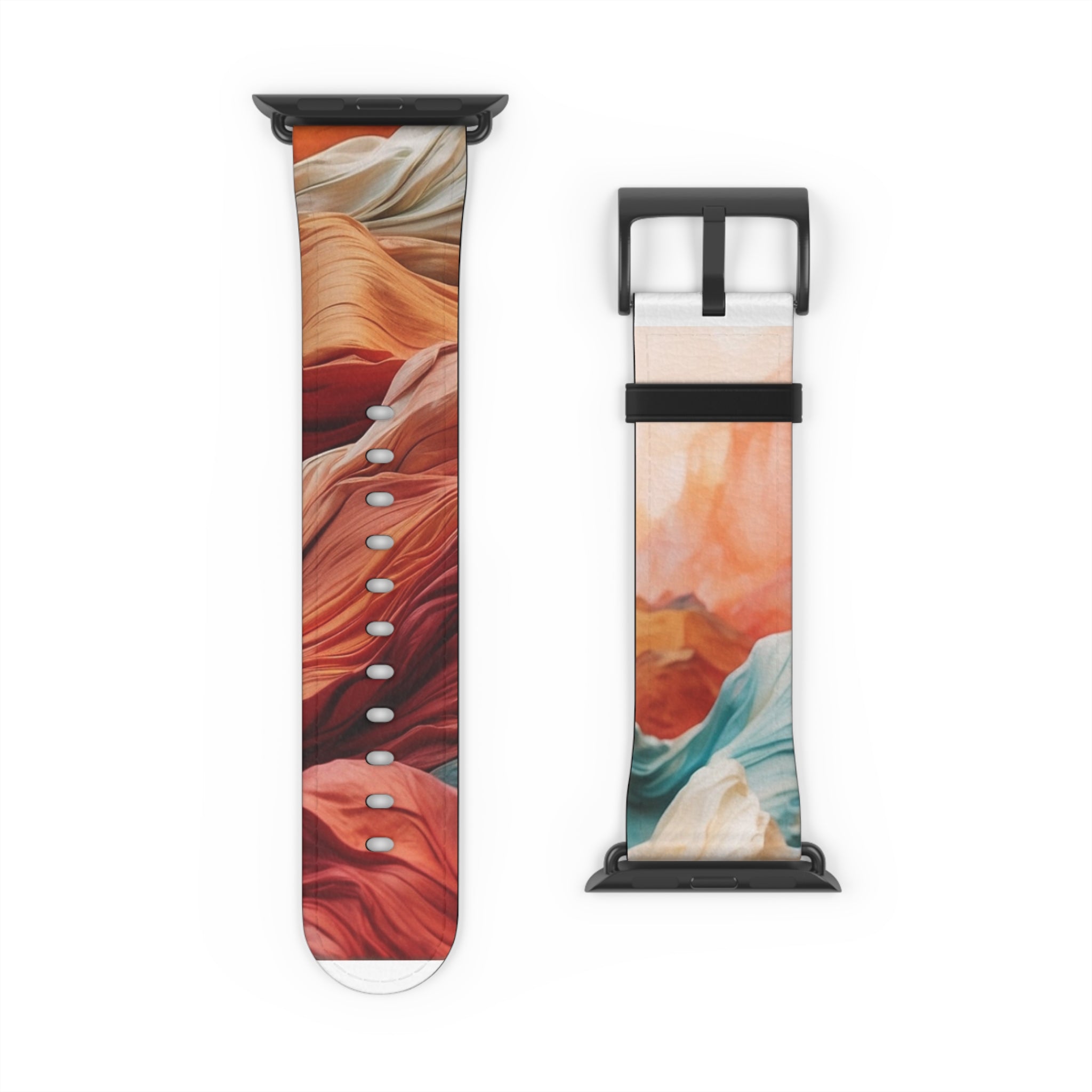 Fabric Peaks Sunset - Watch Band