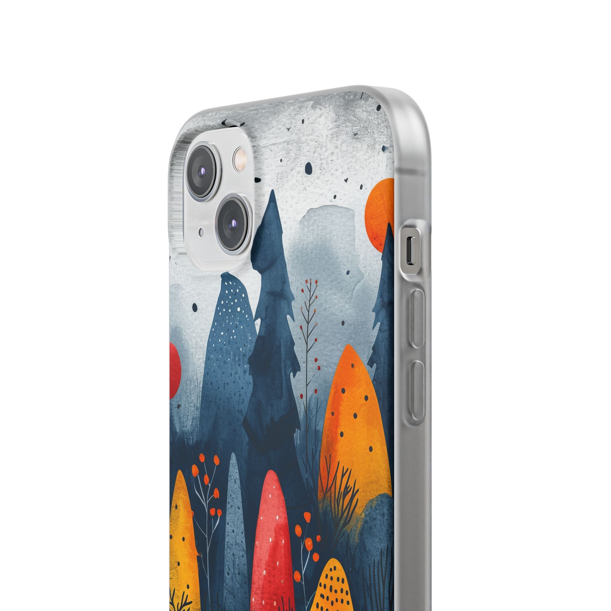 Whimsical Nature - Flexi iPhone 14 Phone Case