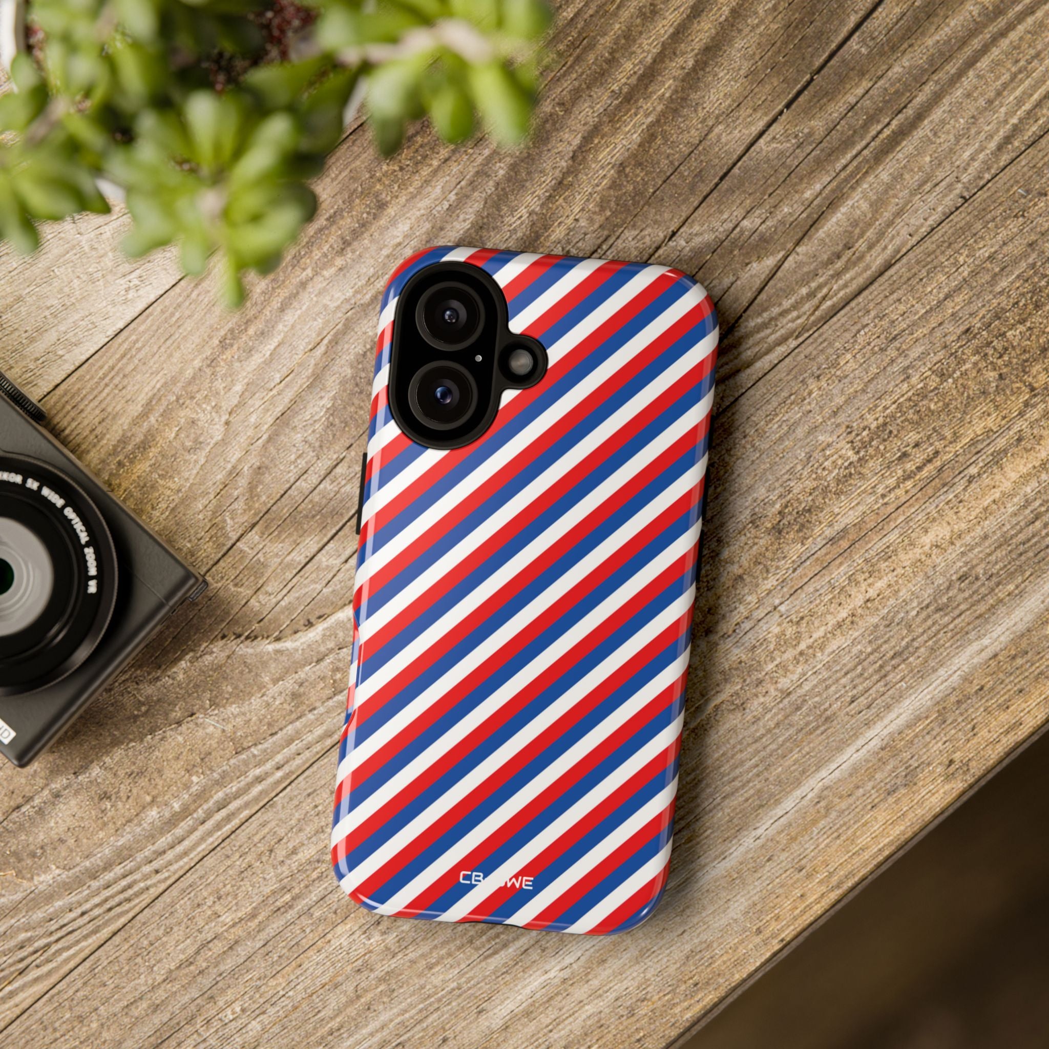 Striped Freedom Wave - iPhone Case
