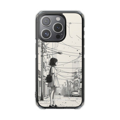 Urban Solitude Sketch - Phone Case for iPhone