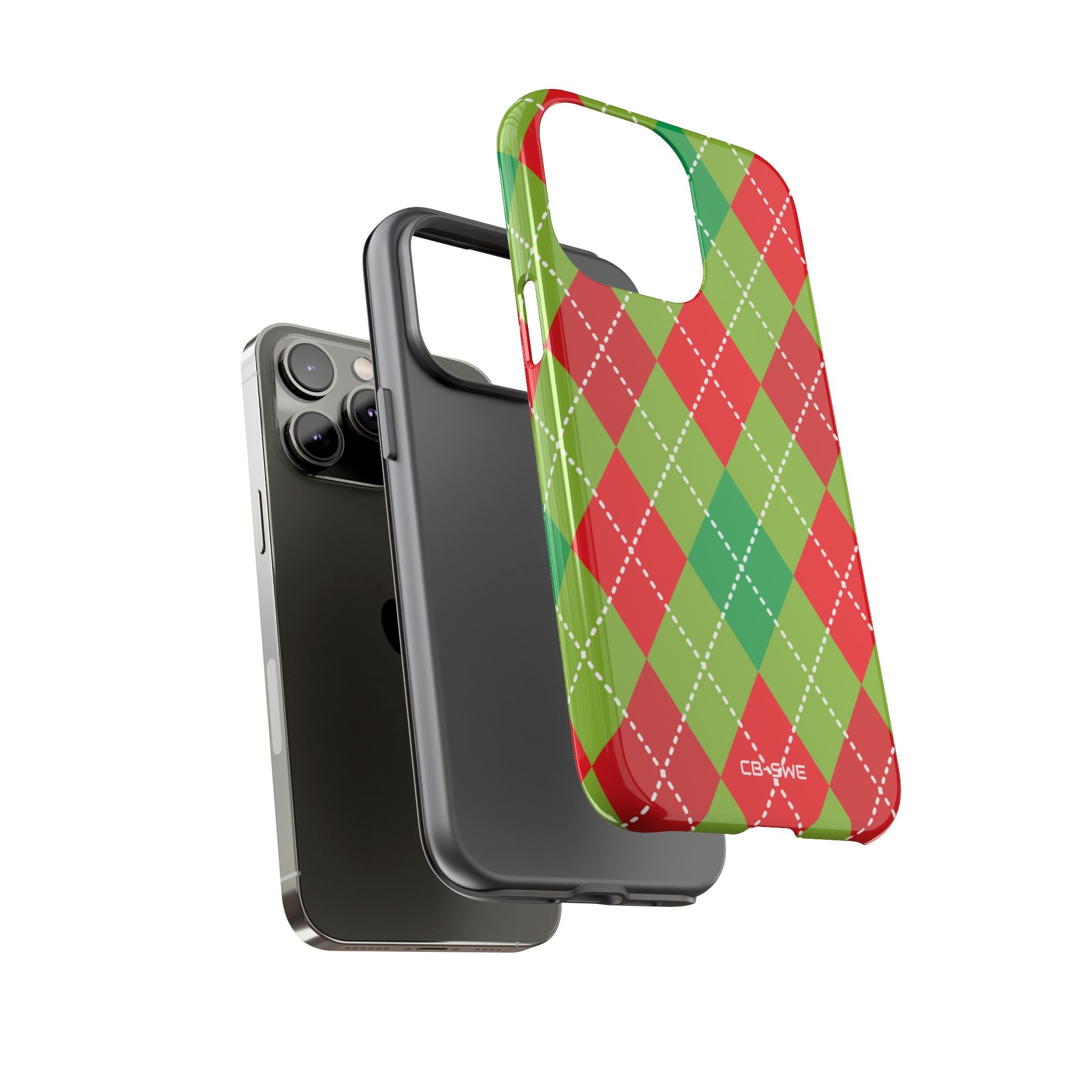 Diamond Shapes Dance - iPhone Case