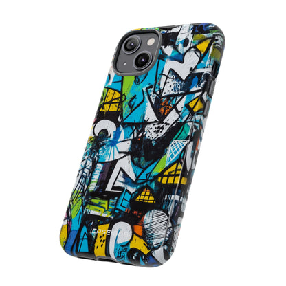 White Ripple Drift iPhone 14 Plus Case - Tough