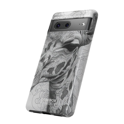 Swirling Giraffe Art Google Pixel 7 - Tough