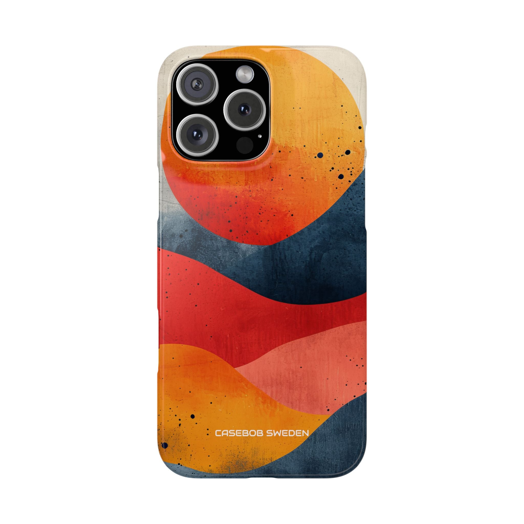 Sunburst Waves - Slim iPhone 16 Phone Case