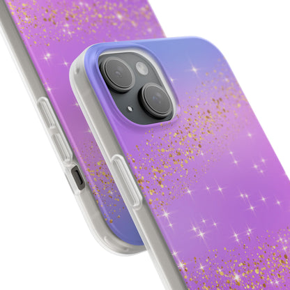 Golden Glide iPhone 15 Plus Case - Soft