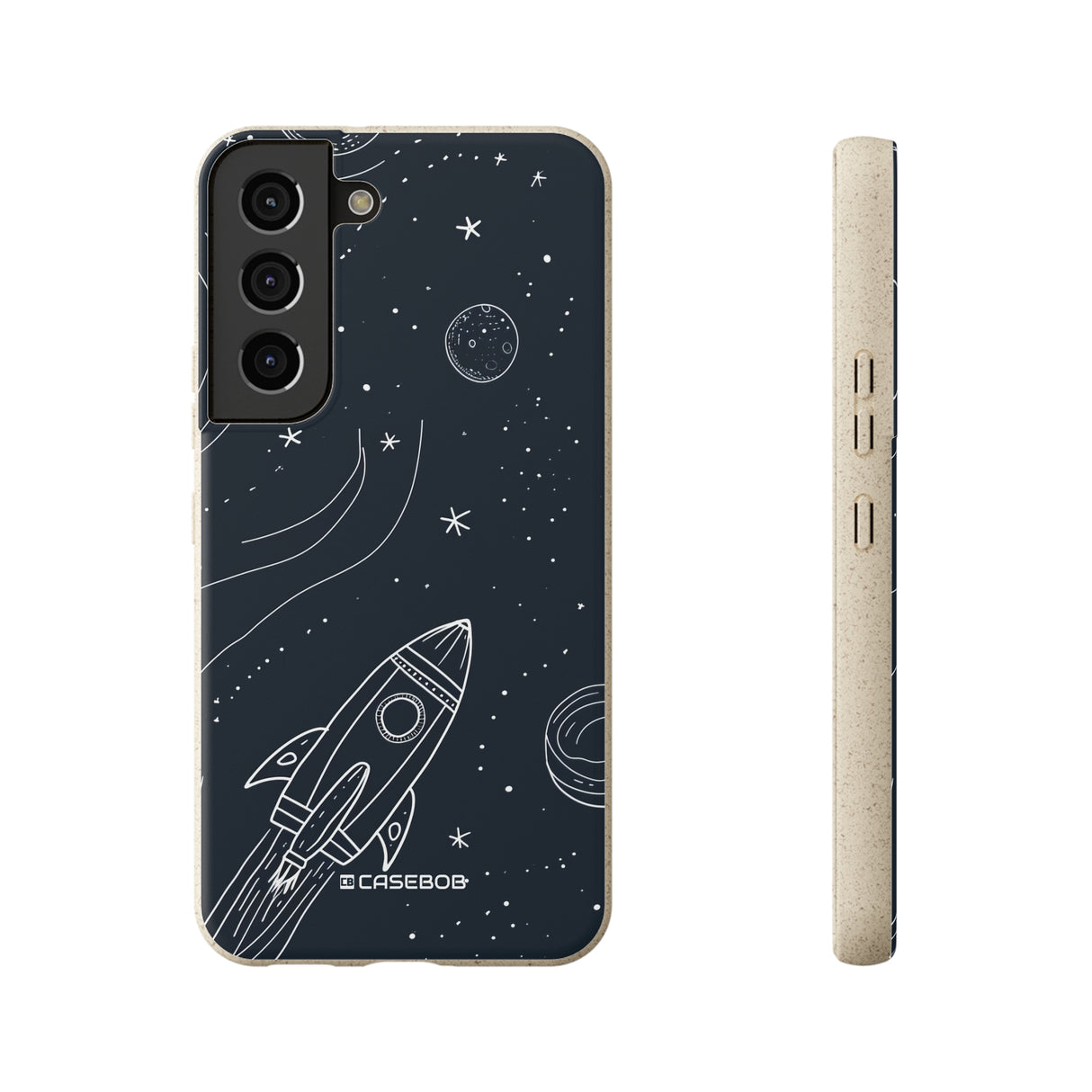 Cosmic Doodle Adventure | Biodegradable Phone Case