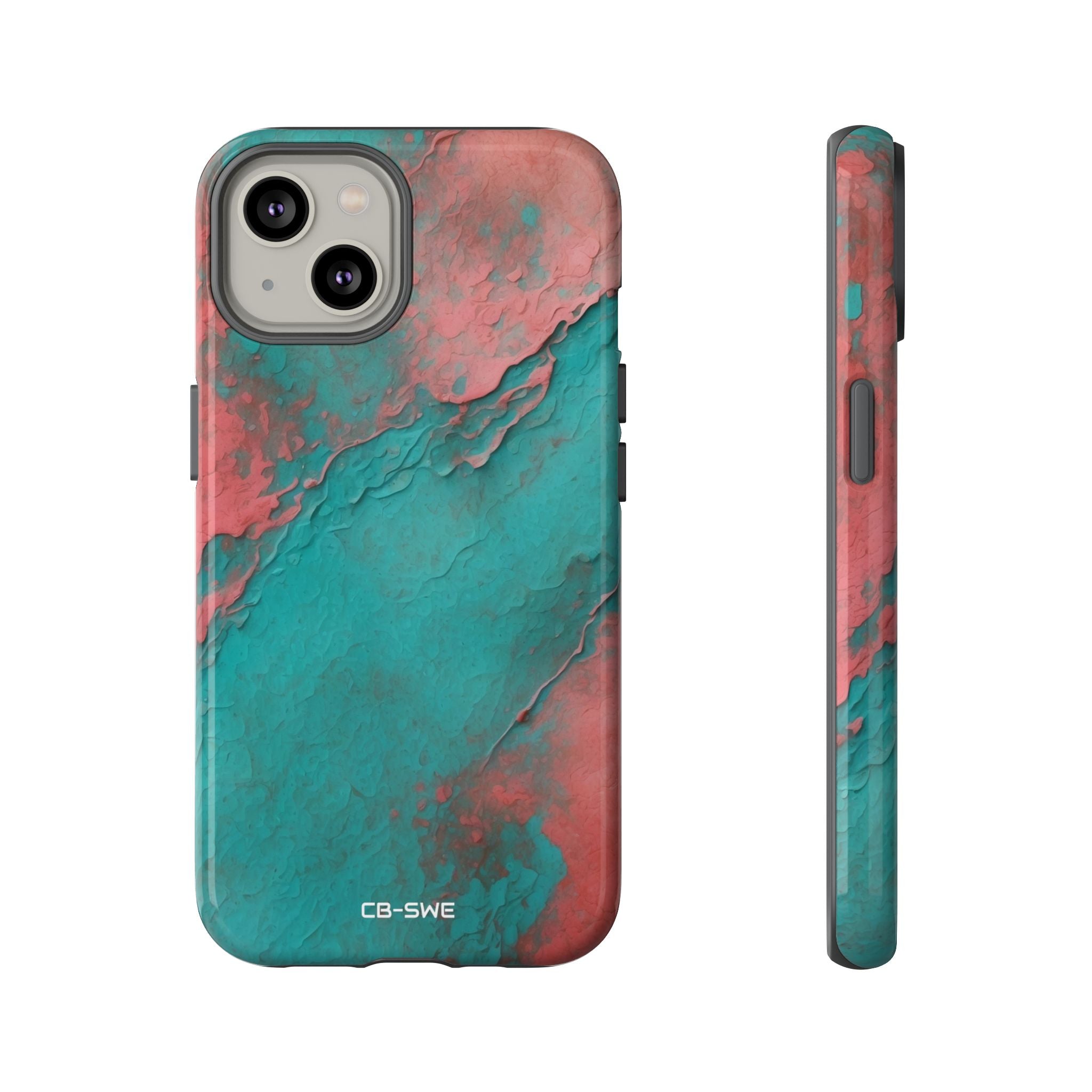 Turbulent Coral Flow - iPhone Case