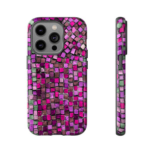 Purple Mosaic - Protective Phone Case