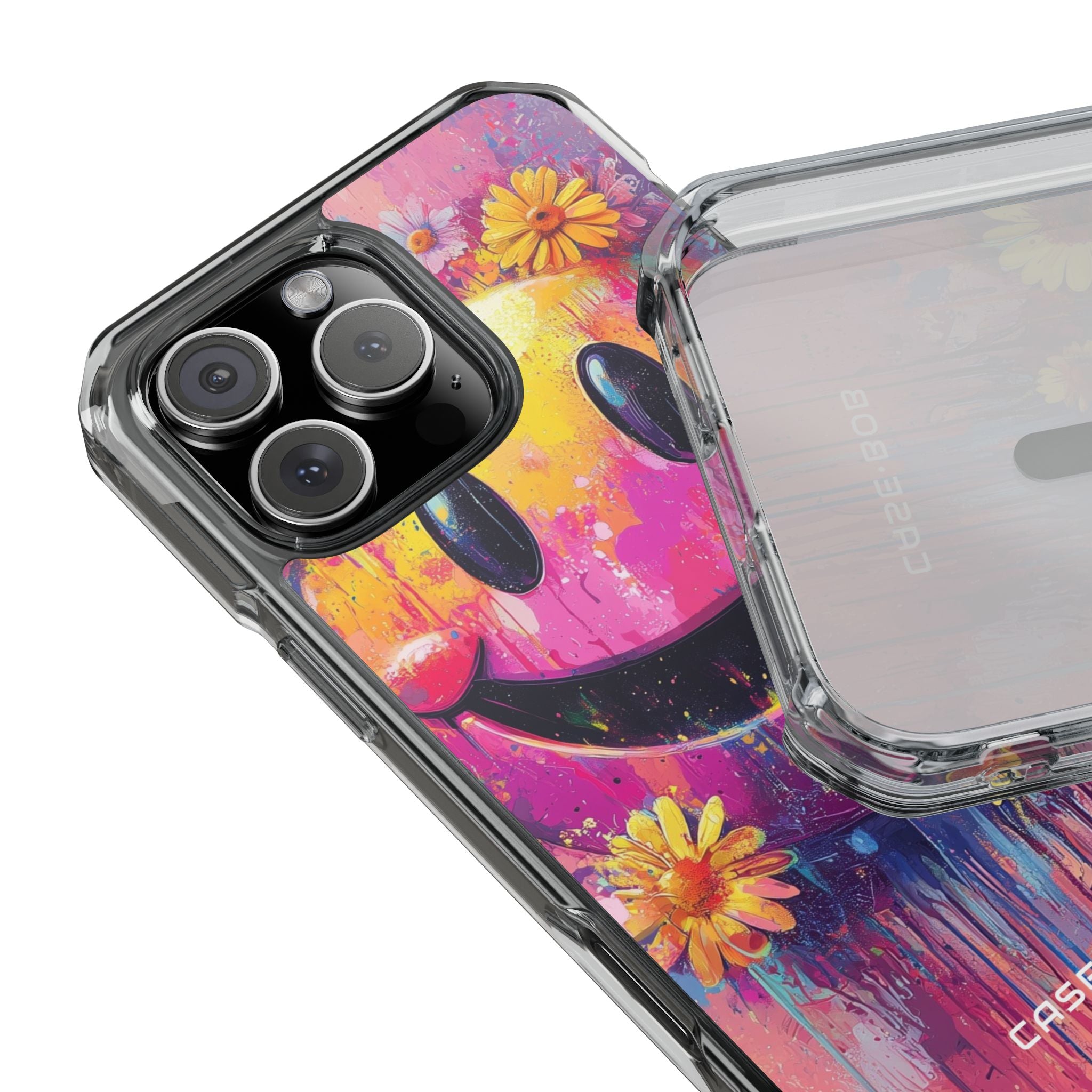 Smiley Bloom iPhone 16 Pro Max Case - Impact