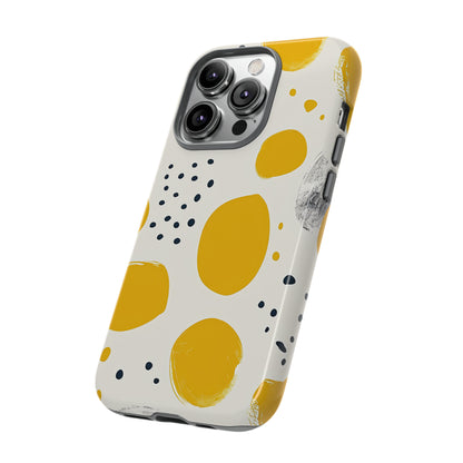 Dotted Yellow Simplicity - Protective Phone Case