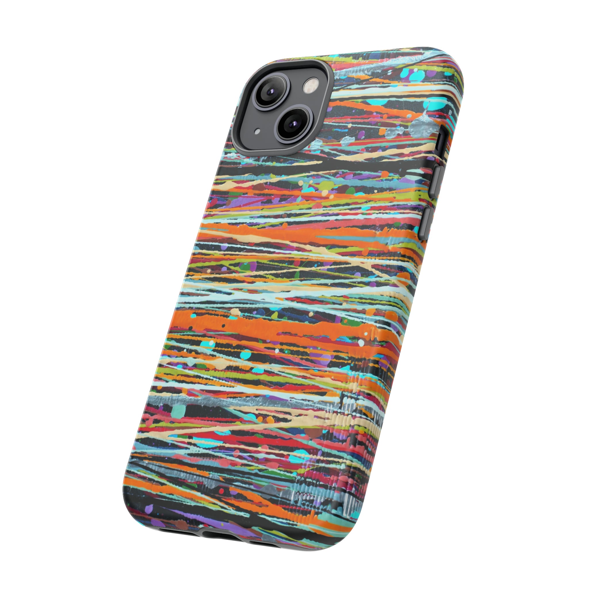 Oil painting - Stripe - Protective Phone Case