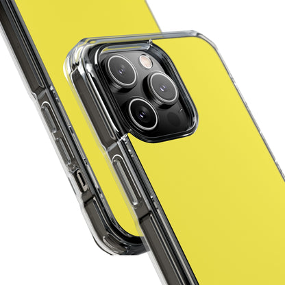 Lemon Yellow - Clear Impact iPhone 14 Phone Case