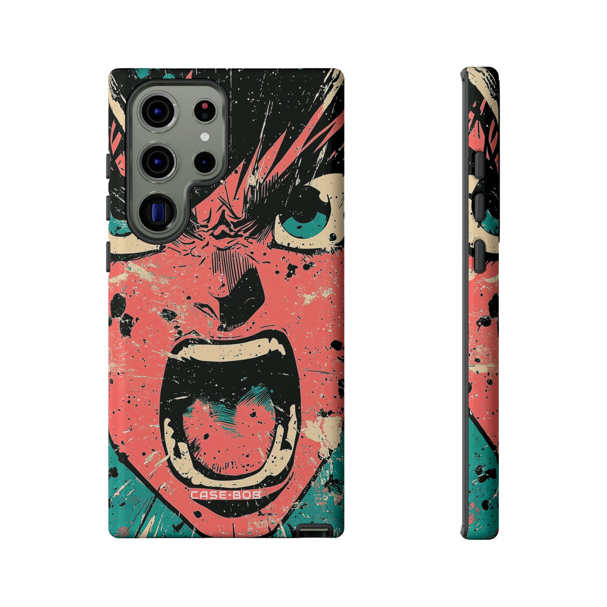 Screaming Face Pink Samsung S23 Ultra Case - Tough