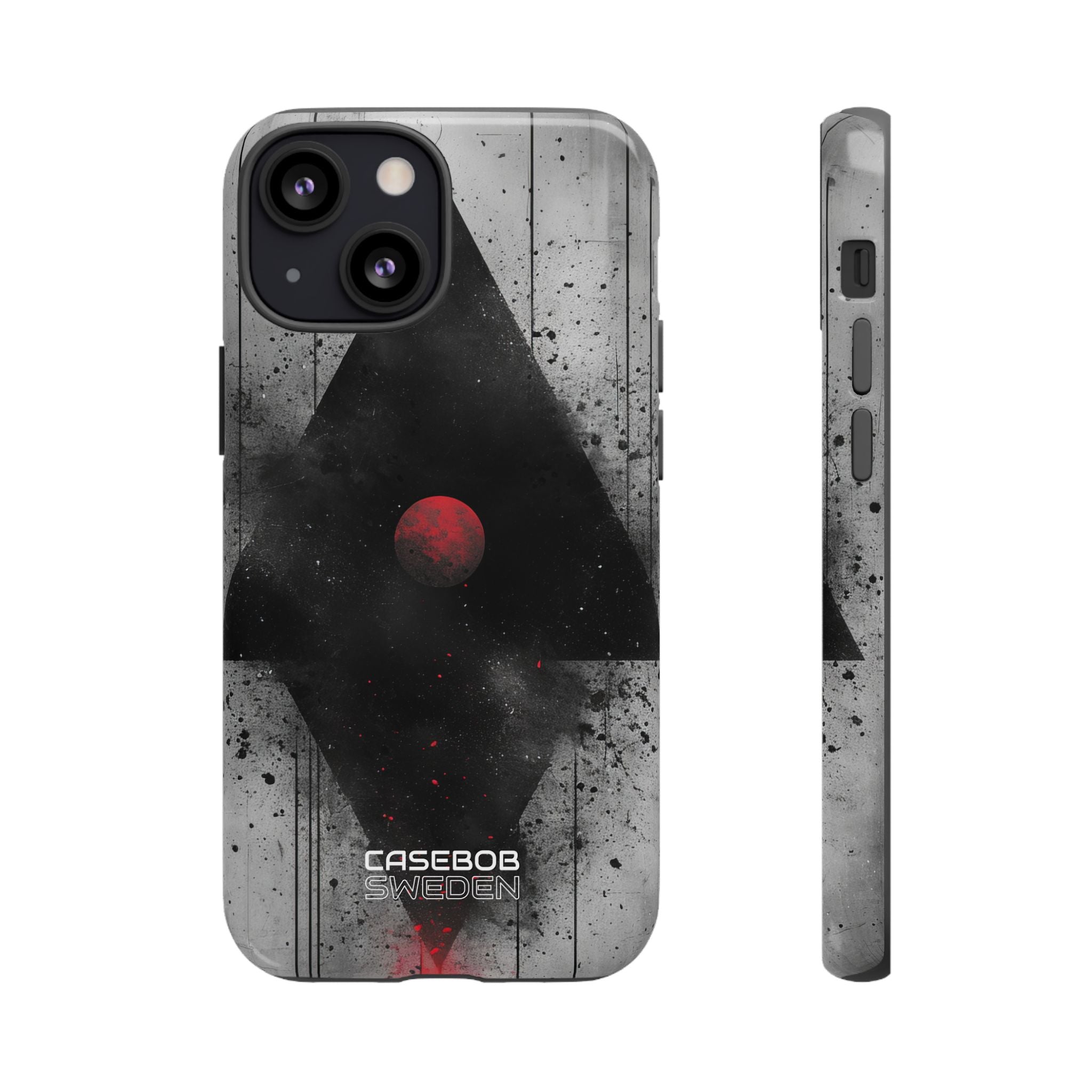Crimson Core Geometry iPhone 13 - Tough